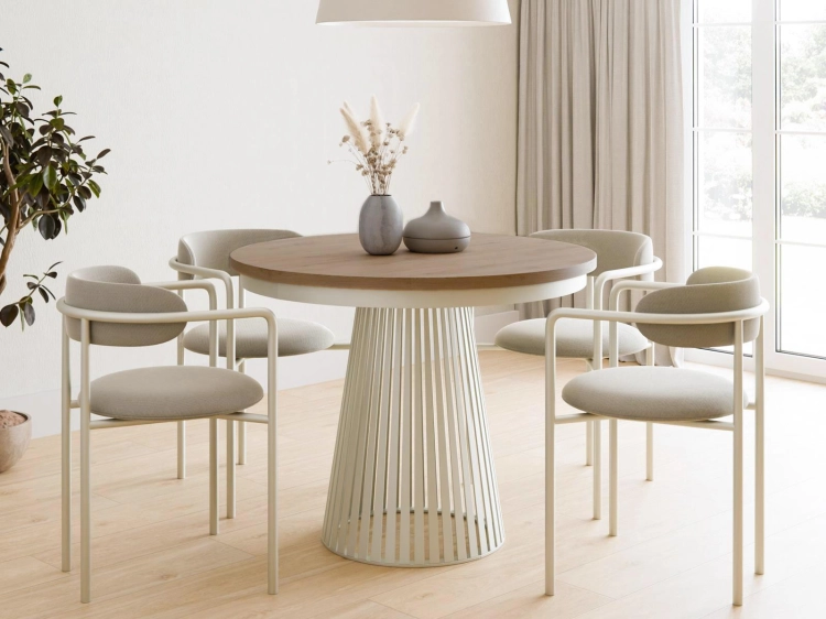 Okrągły stół do salonu dąb castello DAST