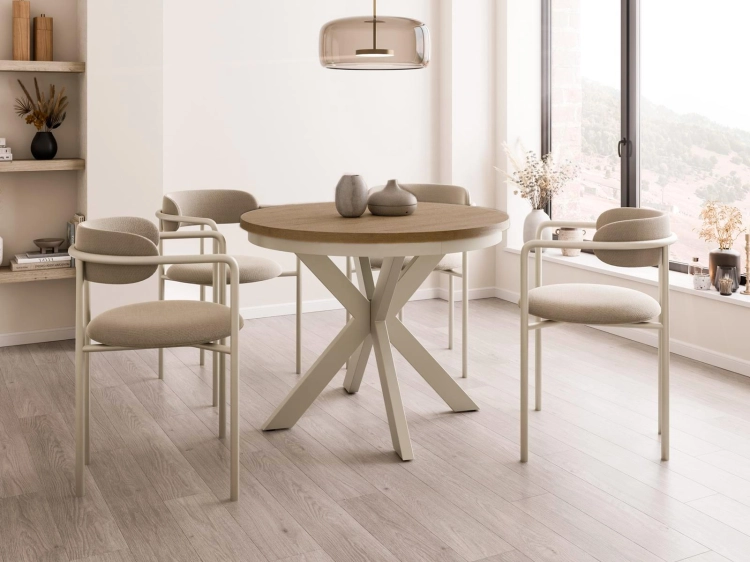 Stylowy stół do kuchni w kolorze dąb castello BELLAMO