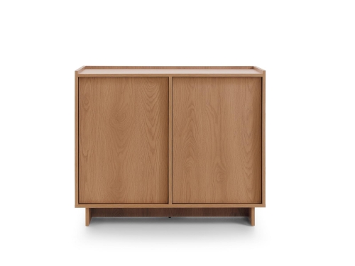 Elegancka komoda dwudrzwiowa DĄB KARMEL KELLOS