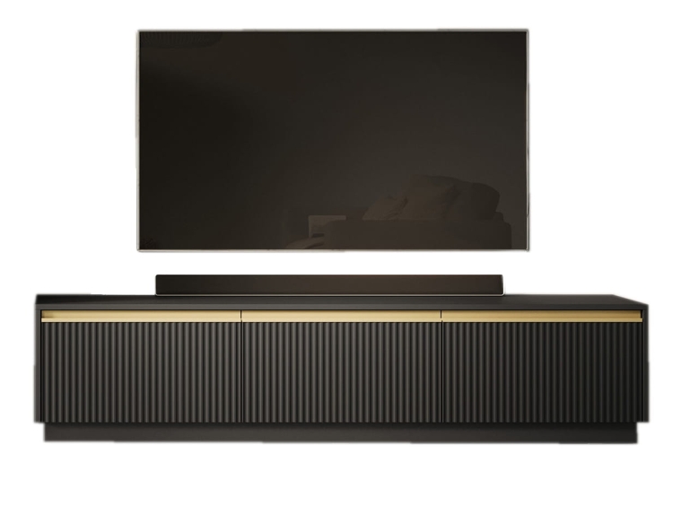 ryflowana szafka rtv do salonu