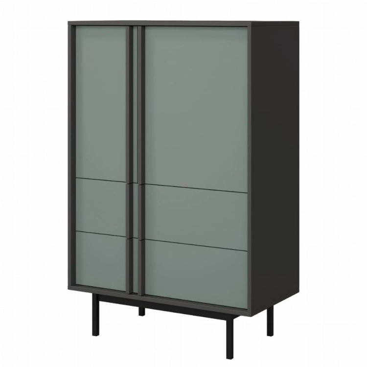 Designerska wysoka komoda z szufladami MALTS
