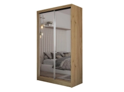 Szafa dąb craft do małej sypialni 120 cm MOLDE 