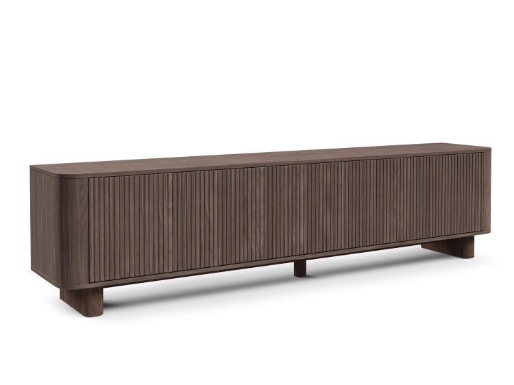Szafka RTV do dużego salonu 220cm orzech VIKA