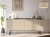 Beżowa komoda do salonu w stylu japandi LED 192cm MAUI