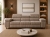 Designerska grafitowa sofa trzyosobowa do salonu TOSCANO