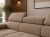 Designerska grafitowa sofa trzyosobowa do salonu TOSCANO