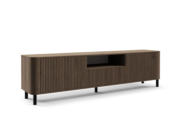 Szafka pod telewizor do dużego salonu 200cm orzech NEGRO