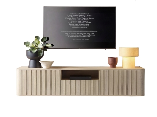 Elegancka szafka pod telewizor 200cm dąb cremona NEGRO