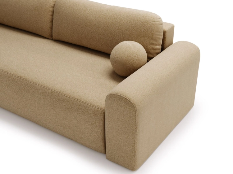 Wygodna beżowa sofa do nowoczesnego biura AURA
