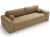 Wygodna beżowa sofa do nowoczesnego biura AURA