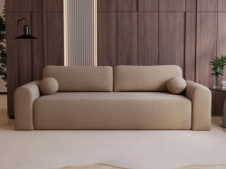 Wygodna beżowa sofa do nowoczesnego biura AURA