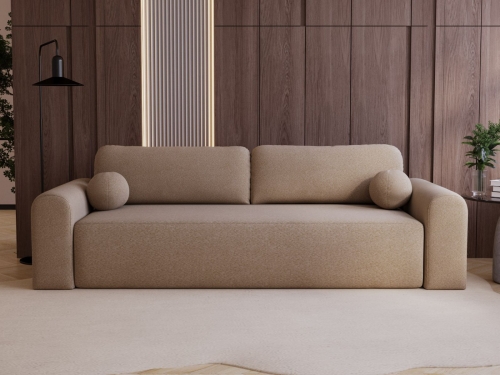 Wygodna beżowa sofa do nowoczesnego biura AURA