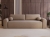 Wygodna beżowa sofa do nowoczesnego biura AURA