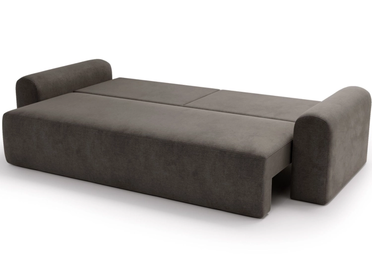 Designerska grafitowa kanapa do salonu 260cm AURA