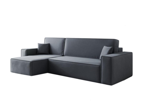 Rozkładany narożnik do małego salonu CARLS GRAFIT