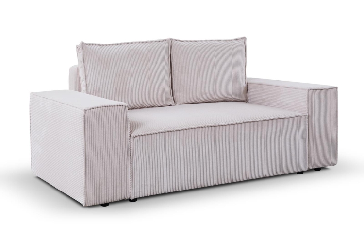 Sofa do salonu rozkładana mini 188 cm MALO RÓŻ