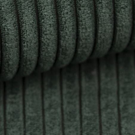 Zielona kanapa rozkładana z funkcją spania MALO