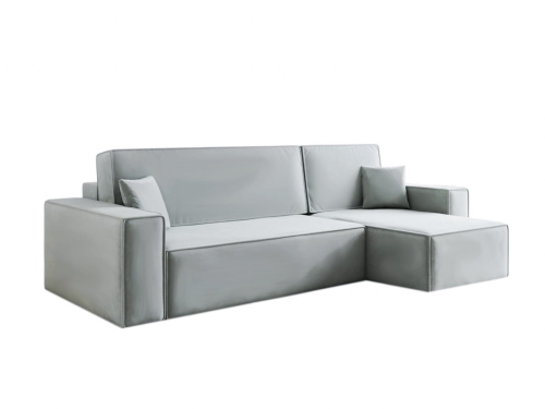 Szary narożnik do małego pokoju CARLS rozkładany