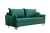 Sofa do salonu oliwkowa rozkładana LEO