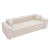 Nowoczesna sofa do salonu rozkładana 252 cm SANTO SZARA