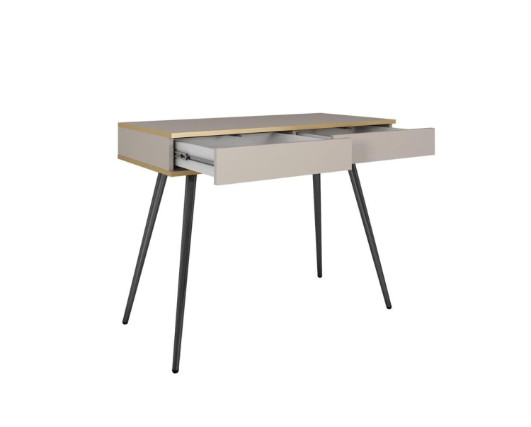 Beżowa konsola na korytarz glamour POLO