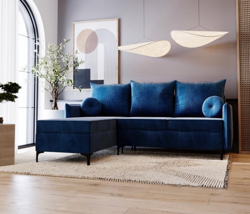 Elegancka rogówka na wysokich metalowych nóżkach LEO SZTRUKS