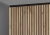 Komoda z trzema szufladami w stylu loft z LED LINO DĄB WOTAN