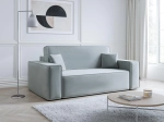 Szara sofa dwuosobowa 175 cm szeroka CARLS 