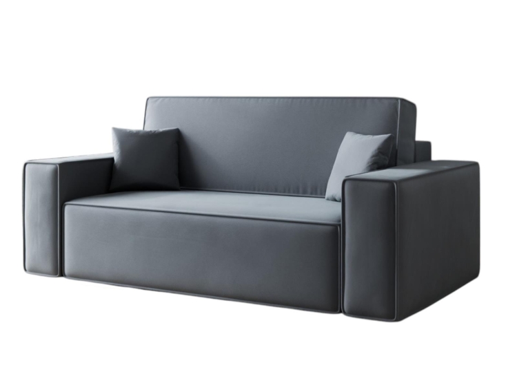 Sofka grafitowa do pokoju dla dziecka CARLS