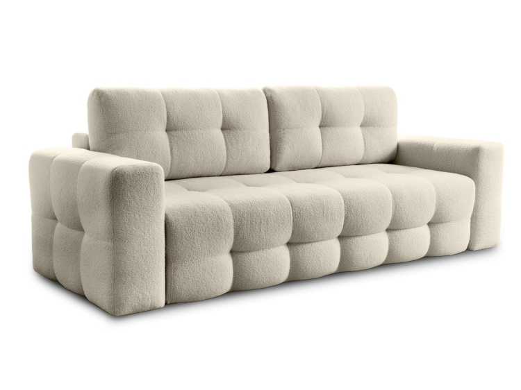 Modna kanapa bubble z funkcją spania LUI BEŻ