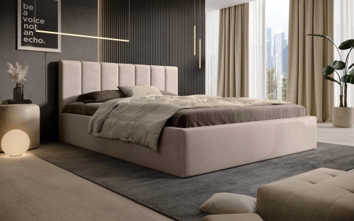 Eleganckie łóżko sypialniane 160x200 SUZ
