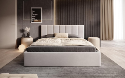 Eleganckie łóżko sypialniane 160x200 SUZ