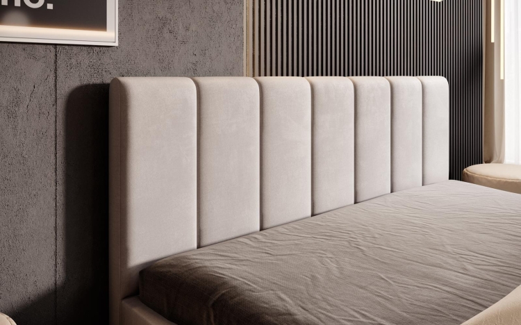 Minimalistyczne łóżko do nowoczesnej sypialni SUZ 160x200
