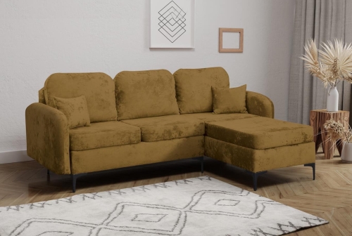 Miodowa rogówka z funkcją spania do salonu BELLA