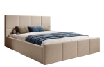 Klasyczne beżowe łóżko tapicerowane COZY 140x200