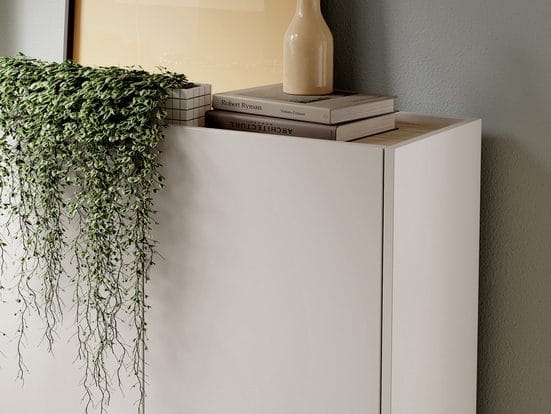 Wysoka komoda do salonu dwudrzwiowa ZOTI