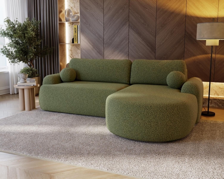 Narożnik oliwkowy o obłych kształtach OLIO