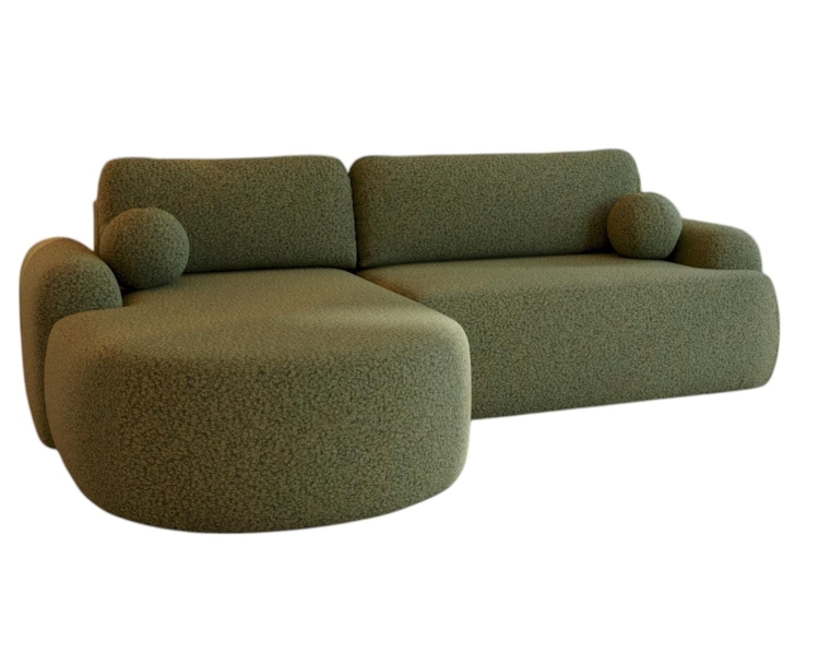 Narożnik oliwkowy o obłych kształtach OLIO