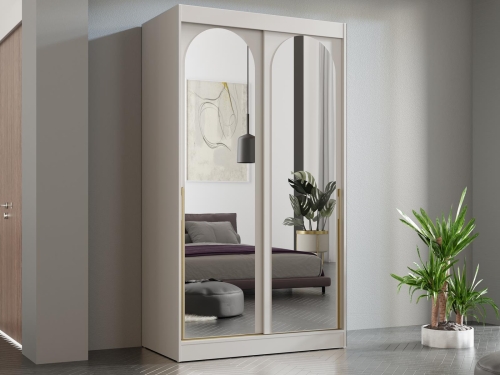 Kaszmirowa szafa do małego pokoju 120cm INOVS