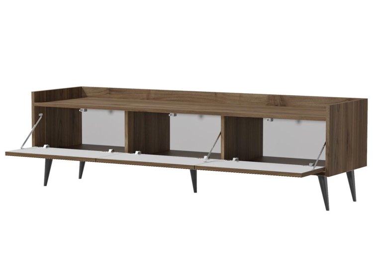 rKaszmirowa szafka ryflowana na wysokich nogach TWINKL