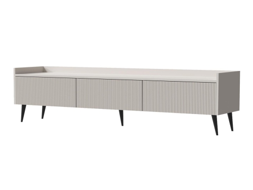 Kaszmirowa szafka ryflowana na wysokich nogach TWINKL