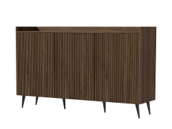 Elegancka komoda orzechowa w stylu japandi TWINKL