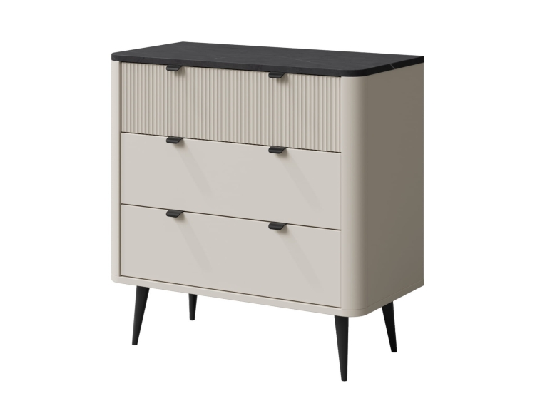 Komoda w stylu eleganckim do sypialni KASZMIR BAR