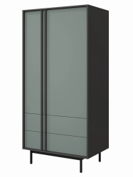 Designerska szafa dwudrzwiowa do pokoju młodzieżowego MALTS
