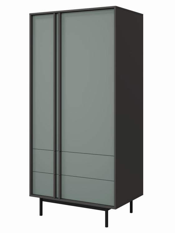 Designerska szafa dwudrzwiowa do pokoju młodzieżowego MALTS