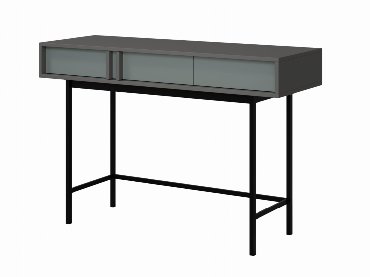 Zielona toaletka z szufladami do sypialni MALTS