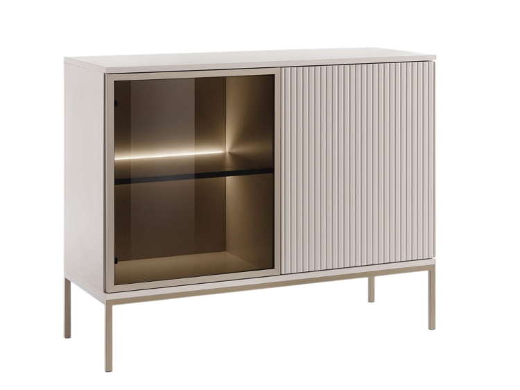 Elegancka mała witryna do nowoczesnego salonu LINO KASZMIR