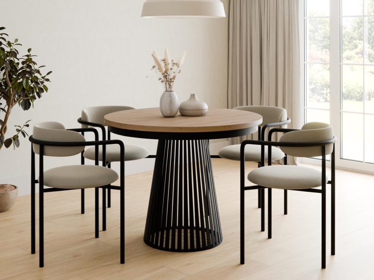 Rozkładany stół z lamelami do jadalni 100-180 cm DAST CRAFT