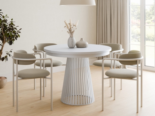 Stół z lamelami rozkładany 100-180 cm DAST DĄB ARTISAN