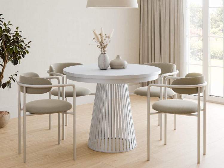 Stół z lamelami rozkładany 100-180 cm DAST DĄB ARTISAN